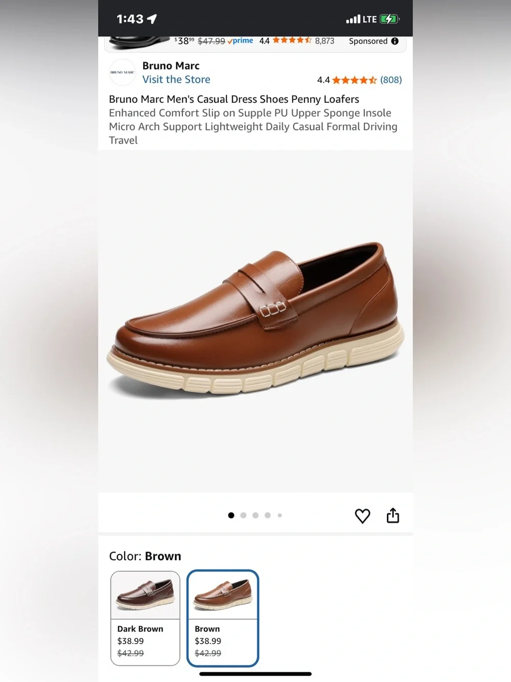 Bruno Marc classic tan